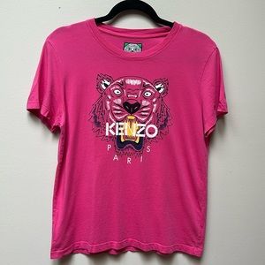 Kenzo Tiger Classic Pullover T-Shirt, Fuchsia
